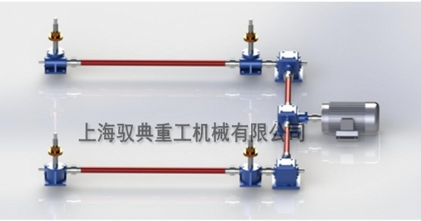 絲桿升降機(jī)平臺(tái)四臺(tái)同步