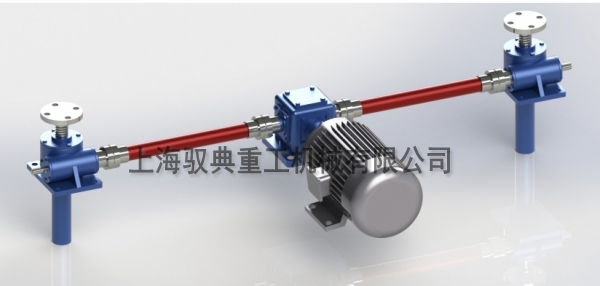 絲桿升降機平臺之兩臺聯動